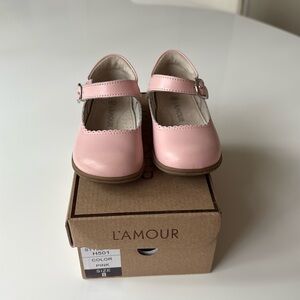 L'Amour Kids Mary Jane Shoes - Pink